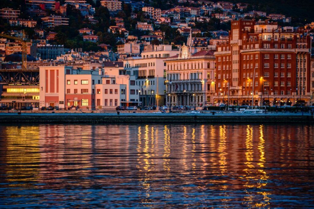 Vista su Trieste.